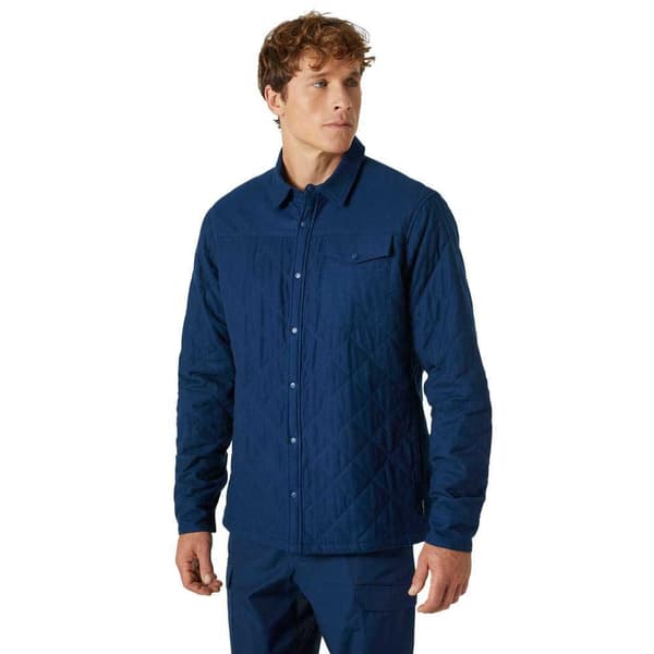 Helly Hansen Isfjord Insulated Skjorte Med Lange ærmer Blå L Mand
