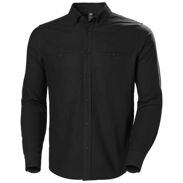 Helly Hansen Organic Skjorta Med Långa ärmar Svart L Man