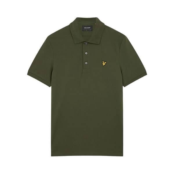 Lyle & Scott Kortärmad Polotröja Grönt L Man