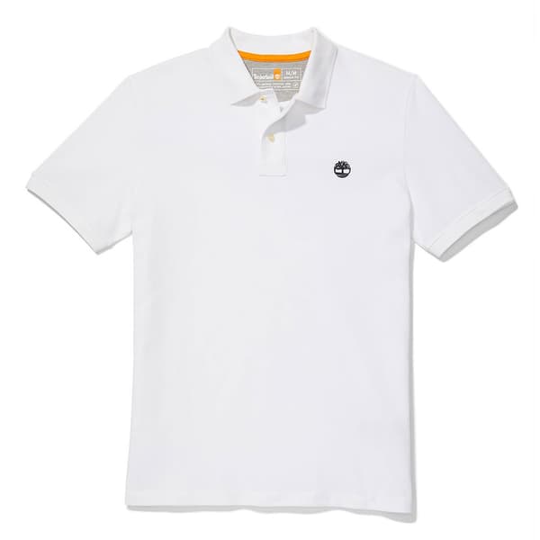 Timberland Millers River Rf Kortærmet Polo Hvid M Mand