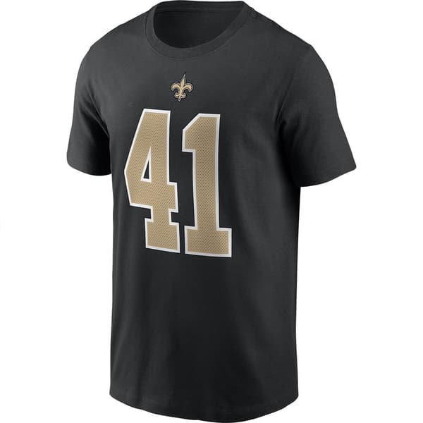 Nike New Orleans Saints Nfl T-shirt Med Korte ærmer Sort M Mand