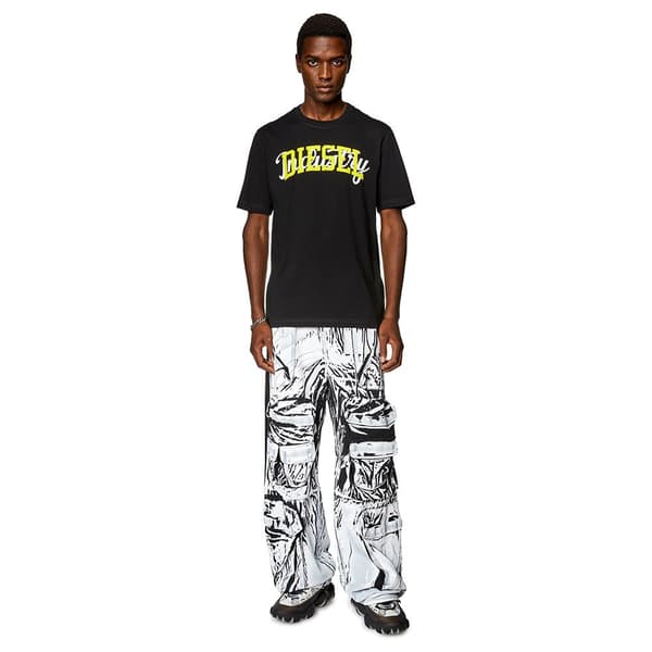 Diesel Just N10 T-shirt Med Korte ærmer Sort S Mand