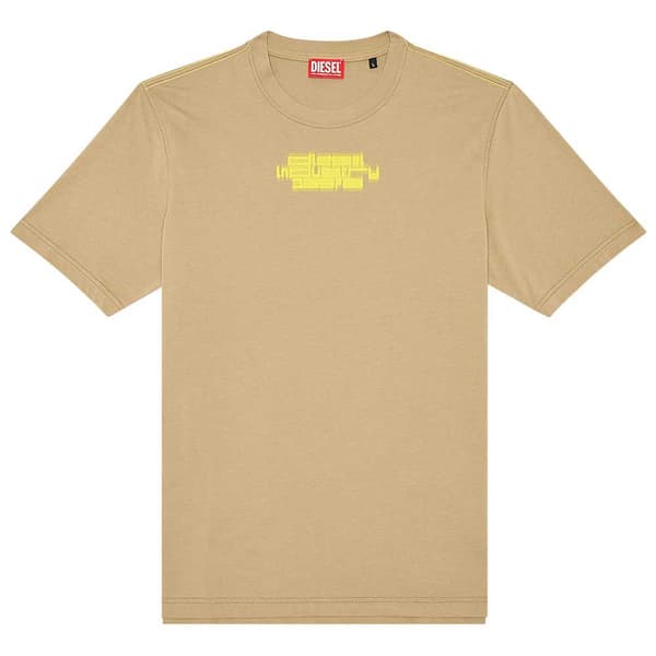 Diesel Just Slits N6 T-shirt Med Korta ärmar Beige L Man