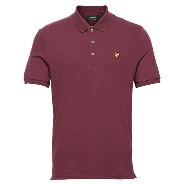 Lyle & Scott Plain Lyhythihainen Pikeepaita Punainen S Mies