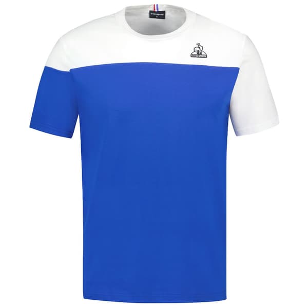 Le Coq Sportif Bat N°3 T-shirt Med Korta ärmar Blå L Man