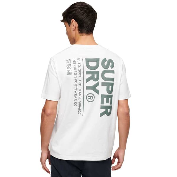 Superdry Utility Sport Loose T-shirt Med Korta ärmar Vit XL Man