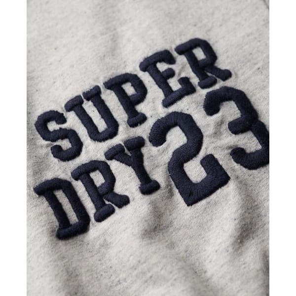Superdry Embroidered Superstate Ath Logo T-shirt Med Korta ärmar Grå XL Man