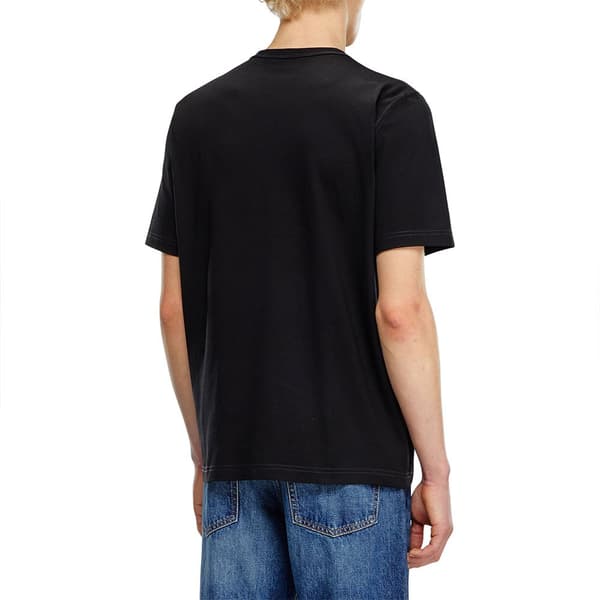 Diesel T Adjust K10 T-shirt Med Korta ärmar Svart XL Man