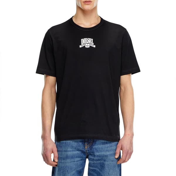 Diesel T Adjust K10 T-shirt Med Korte ærmer Sort XL Mand