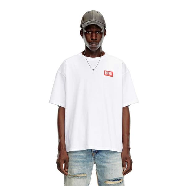 Diesel T Boxt Lab T-shirt Med Korte ærmer Hvid M Mand