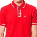 Miniatyrbild 3 av 4: Original Penguin Earl Organic Pique Kortärmad Polotröja Röd XL Man