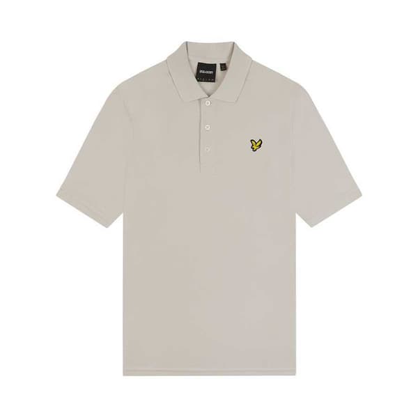 Lyle & Scott Plain Kortärmad Polotröja Beige XL Man
