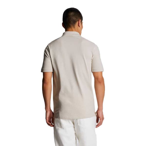 Lyle & Scott Plain Kortärmad Polotröja Beige 2XL Man
