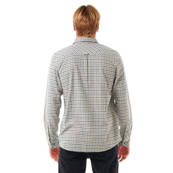 Rip Curl Classic Surf Checked Skjorta Med Långa ärmar Grå M Man
