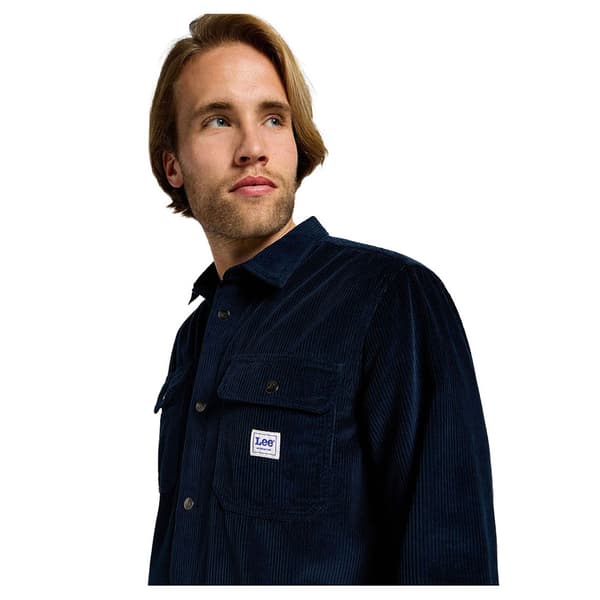 Lee Workwear Over Skjorte Med Lange ærmer Blå 2XS Mand