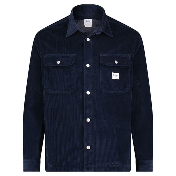 Lee Workwear Over Skjorte Med Lange ærmer Blå 2XS Mand