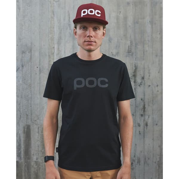 Poc Logo T-shirt Med Korta ärmar Svart 2XS Man