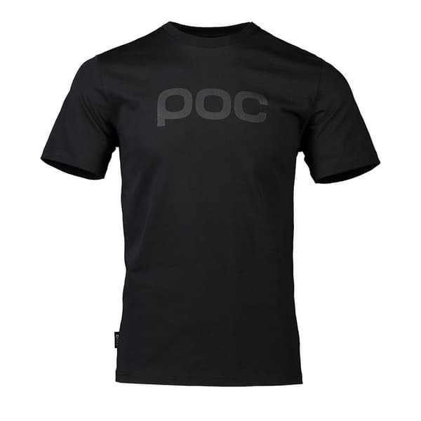 Poc Logo T-shirt Med Korta ärmar Svart 2XS Man