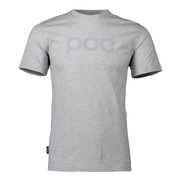 Poc Logo T-shirt Med Korta ärmar Grå XS Man