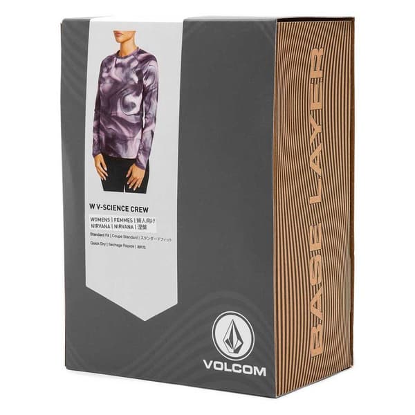 Volcom V-science T-shirt Med Lång ärm Lila M Kvinna