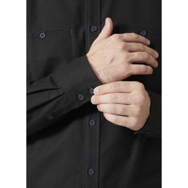 Helly Hansen Organic Skjorte Med Lange ærmer Sort XL Mand