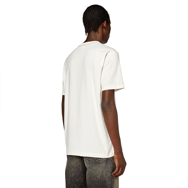 Diesel Just Slits N6 T-shirt Med Korta ärmar Vit XL Man