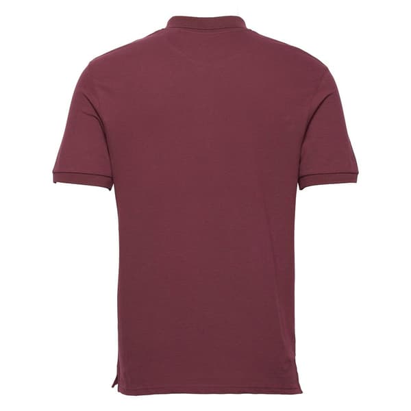 Lyle & Scott Plain Kortärmad Polotröja Röd L Man