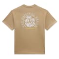 Miniatyrbillede 2 af 2: Vans Circle Loose Fit S T-shirt Med Korte ærmer Beige L Mand