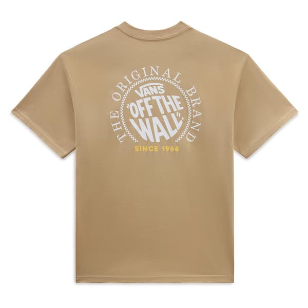 Vans Circle Loose Fit S T-shirt Med Korte ærmer Beige L Mand