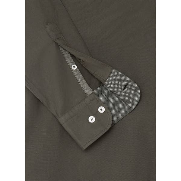 Hackett Dyed Oxford Skjorte Med Lange ærmer Brun M Mand