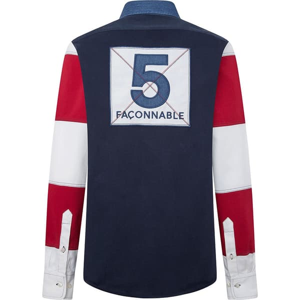 FaÇonnable Fm310804 Skjorta Med Långa ärmar Blå 2XL Man