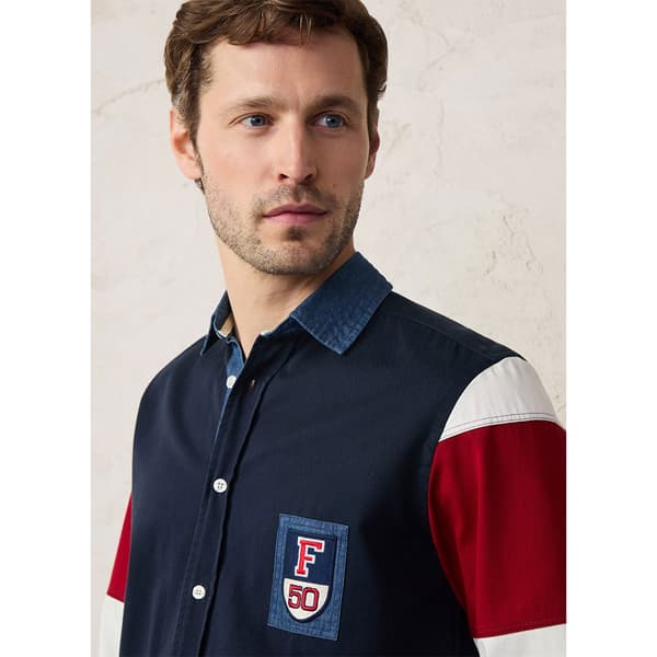 FaÇonnable Fm310804 Skjorta Med Långa ärmar Blå 2XL Man