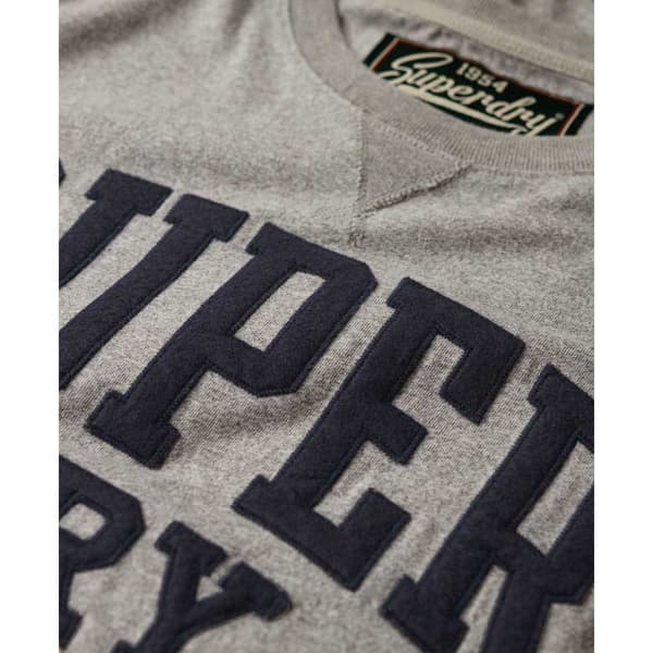 Superdry Vintage Athletic Pitkähihainen T-paita Harmaa S Mies