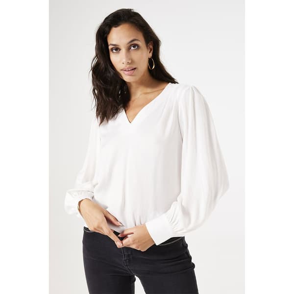Garcia T40235 Blus Med Lång ärm Vit L Kvinna
