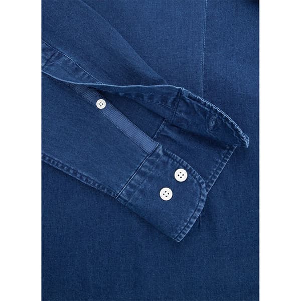 Hackett Hm309385 Skjorte Med Lange ærmer Blå S Mand