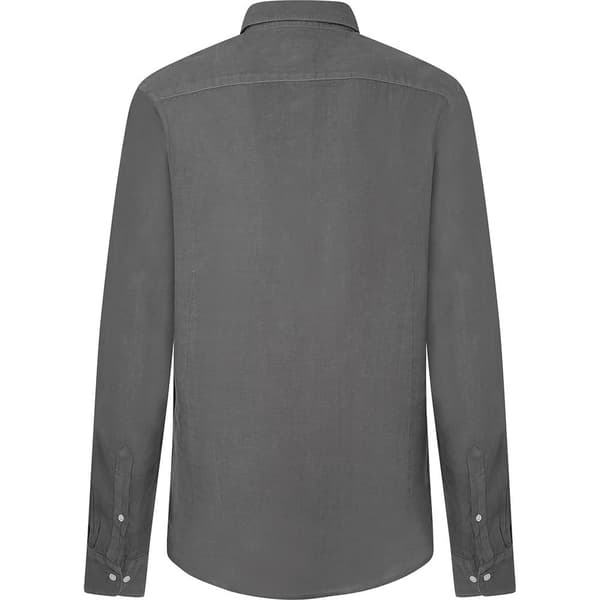 Hackett Hm309743 Skjorta Med Långa ärmar Grå M Man