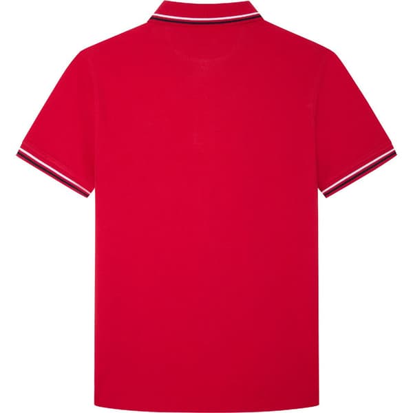 FaÇonnable Pima Flag Kortärmad Polotröja Röd XL Man