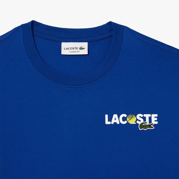 Lacoste Th7363 Lyhythihainen T-paita Sininen 4 Mies