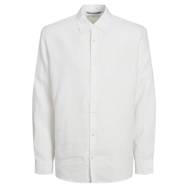 Jack & Jones Wrence Linen Skjorte Med Lange ærmer Hvid XL Mand
