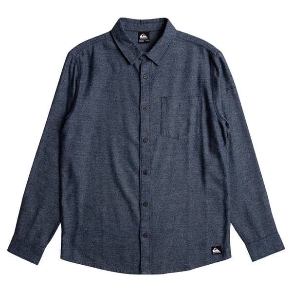 Quiksilver Hooper Bay T-shirt Med Lange ærmer Blå M Mand