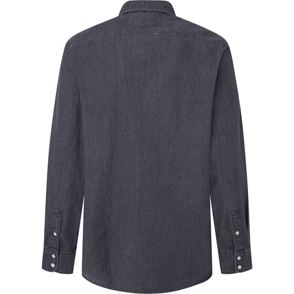 Pepe Jeans Pm308586 Skjorte Med Lange ærmer Grå M Mand