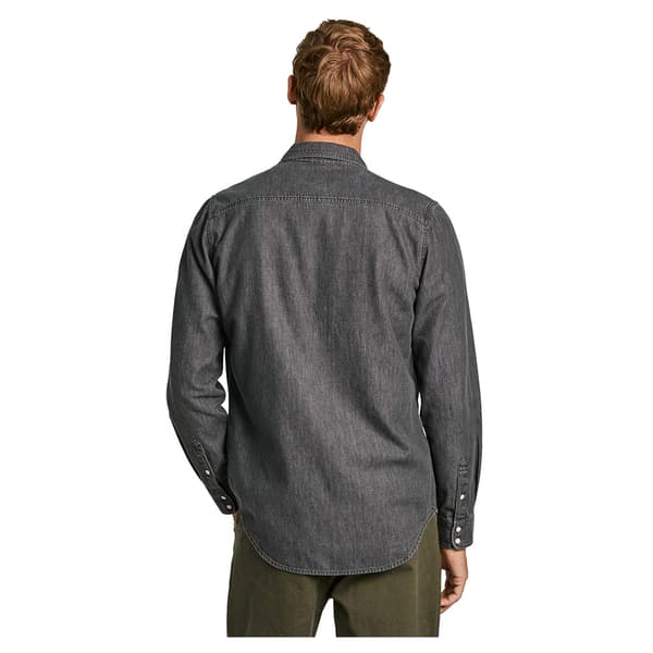 Pepe Jeans Pm308586 Skjorte Med Lange ærmer Grå M Mand