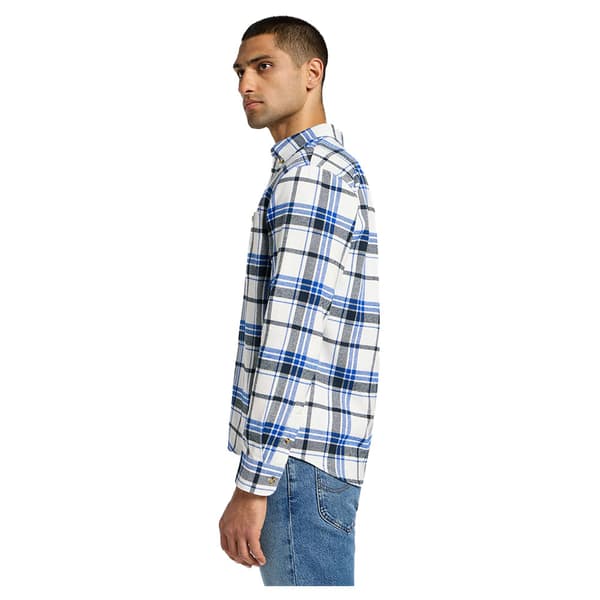 Lee Riveted Skjorte Med Lange ærmer Hvid 2XL Mand