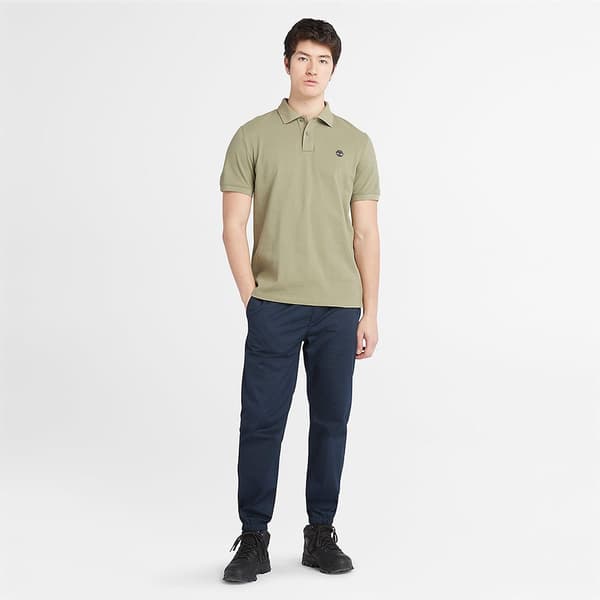 Timberland Millers River Rf Kortärmad Polotröja Grönt S Man