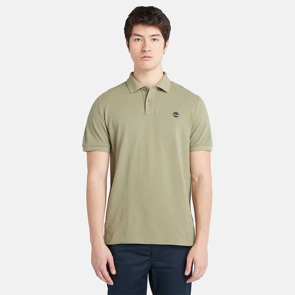 Timberland Millers River Rf Kortärmad Polotröja Grönt S Man