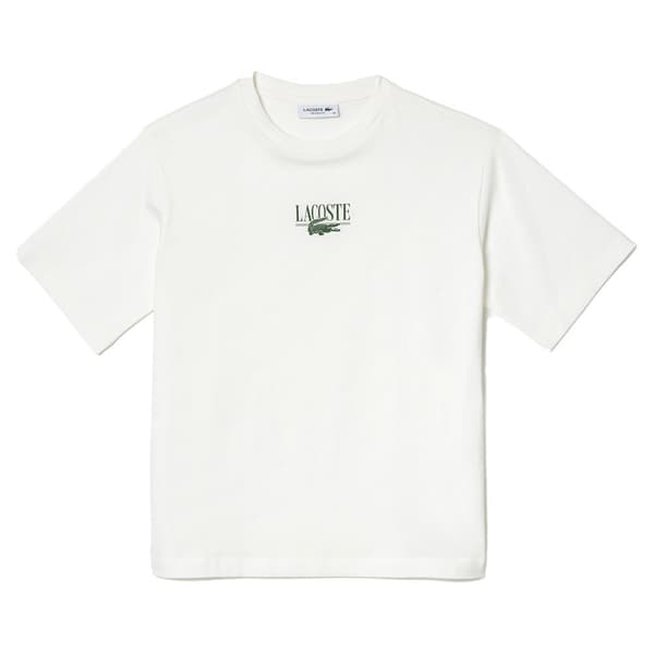 Lacoste Tf0883-00 Lyhythihainen T-paita Valkoinen 38 Nainen