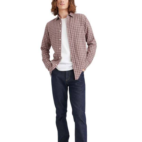 Dockers Slim Orginal Skjorta Med Långa ärmar Rosa L Man