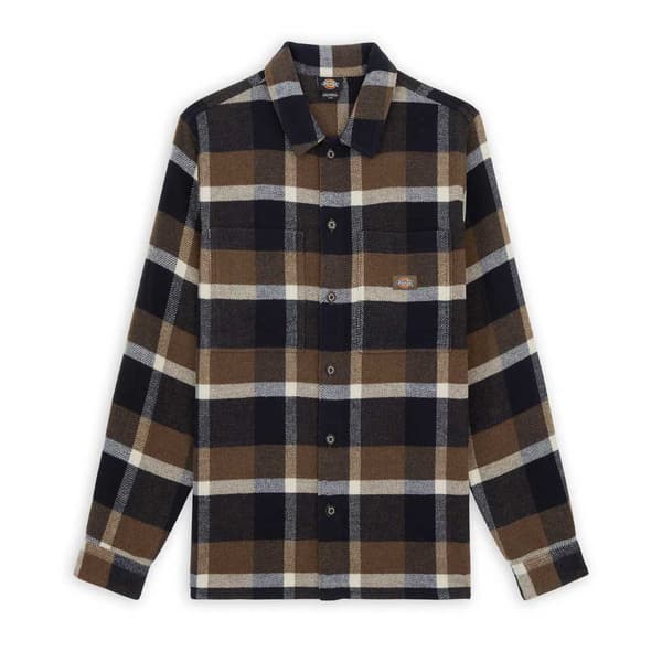 Dickies Plaid Coaling Skjorte Med Lange ærmer Flerfarvet S Mand