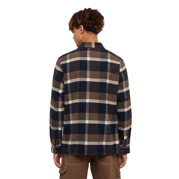 Dickies Plaid Coaling Skjorte Med Lange ærmer Flerfarvet S Mand