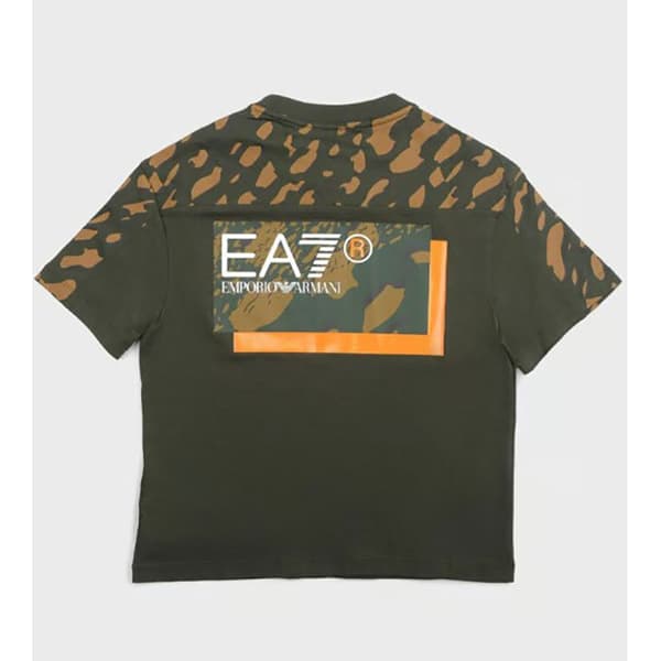 Ea7 Emporio Armani 6rbt63 Lyhythihainen T-paita Vihreä 12 Years Poika